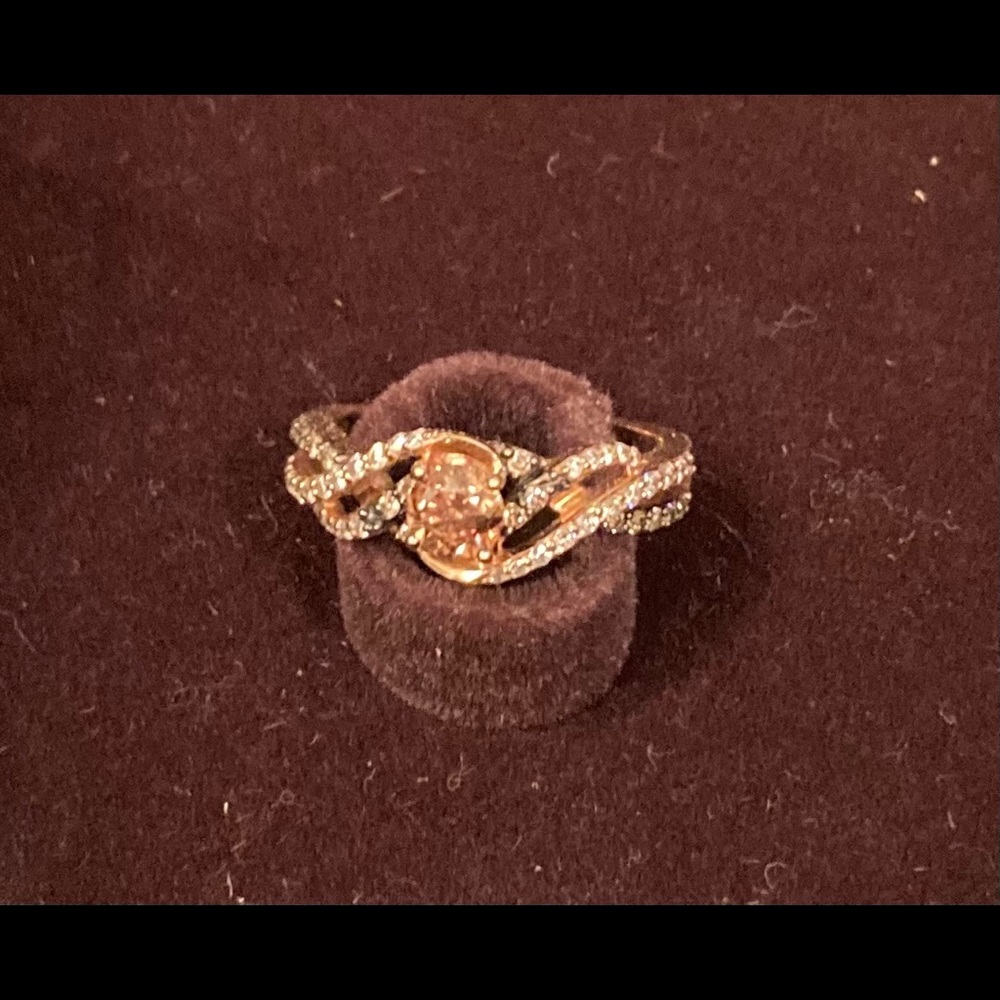 Levian 14k Strawberry Gold Ring 3/4ct